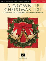 A Grown Up Christmas List piano sheet music cover